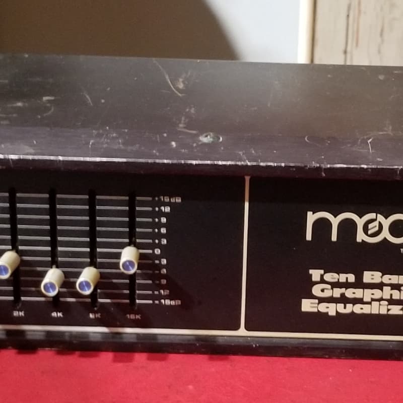 1970s Moog MKG 10 Band EQ Black - used Moog  Vintage Synths