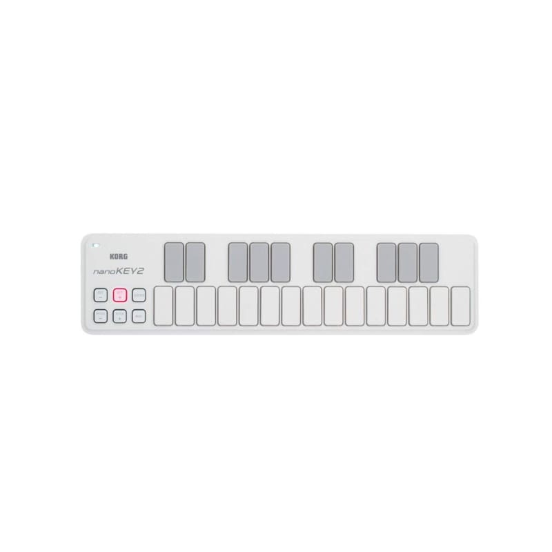 Korg Slimline USB MIDI Keyboard Controller, White - new Korg        MIDI Controllers      Keyboard