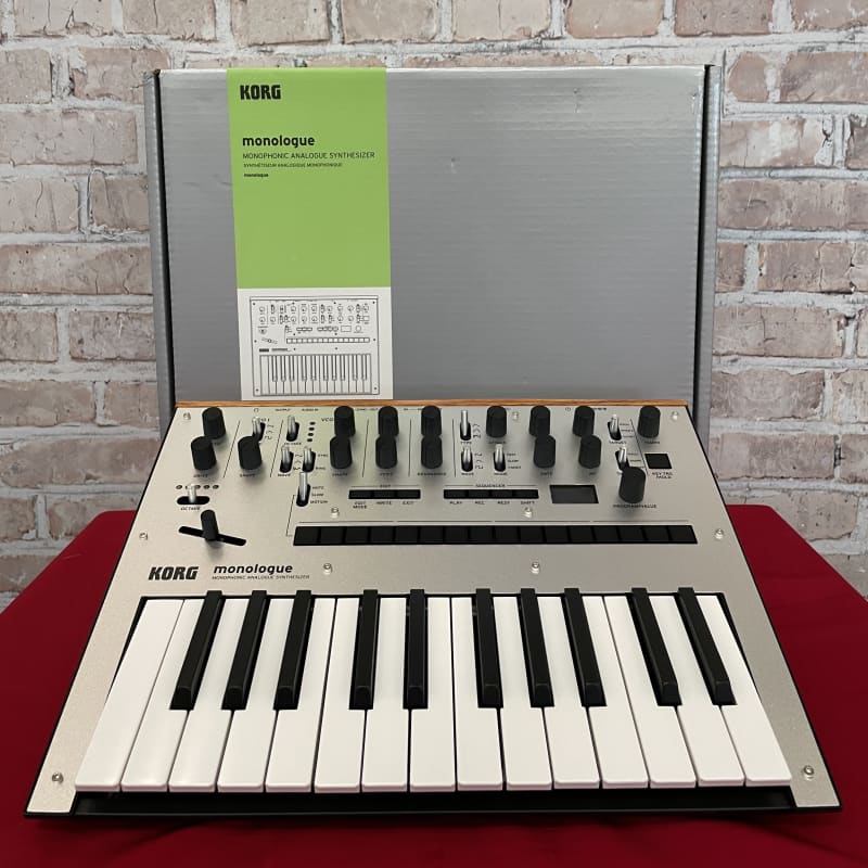 2021 Korg Monologue Monophonic Analog Synthesizer Silver - New Korg        Analog     Synth