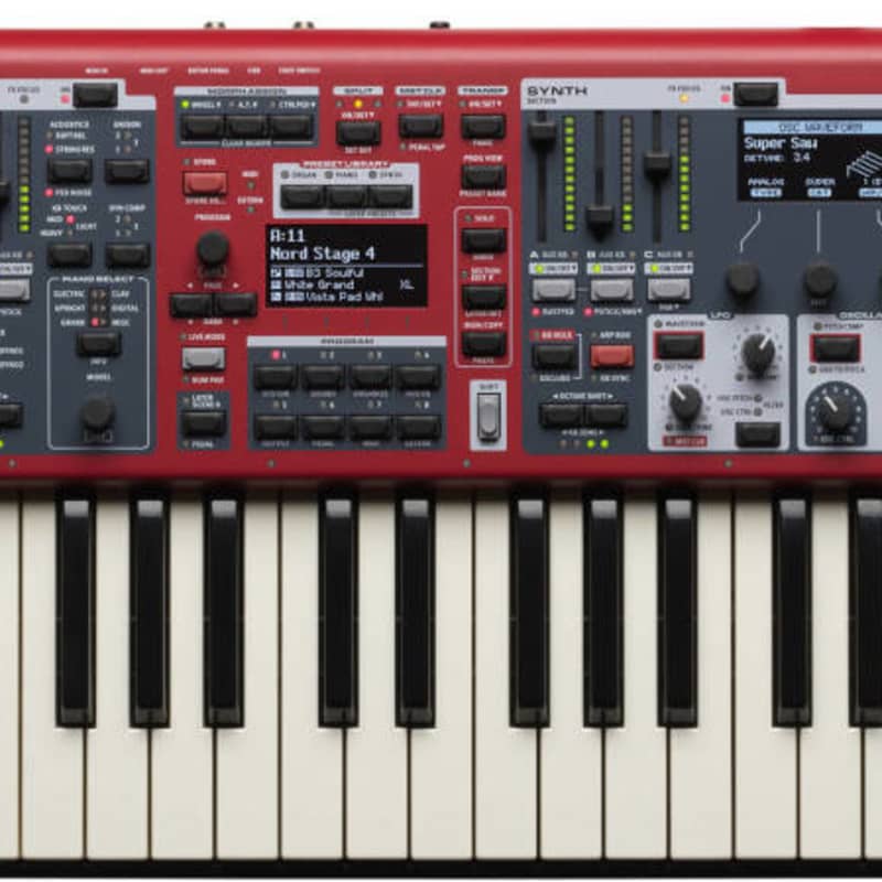 Nord AMS-NSTAGE4-COMPACT Red - new Nord      Organ        Synthesizer