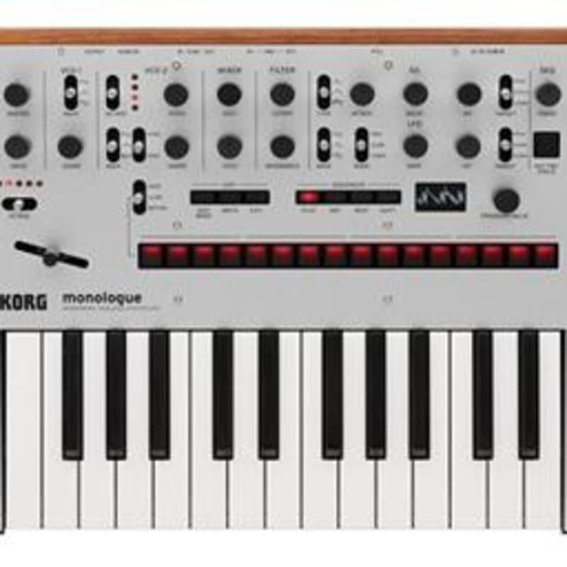 Korg logue 25-Key Analog Synthesizer Silver - New Korg        Analog     Synth