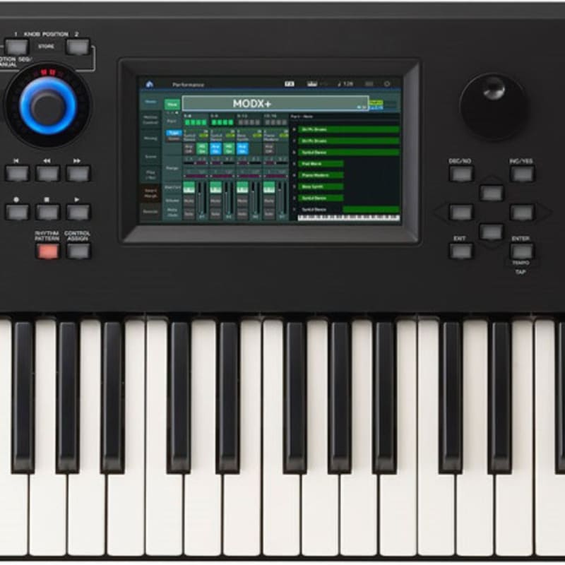 0 Yamaha MODX7+ Black - New Yamaha Piano            Synth