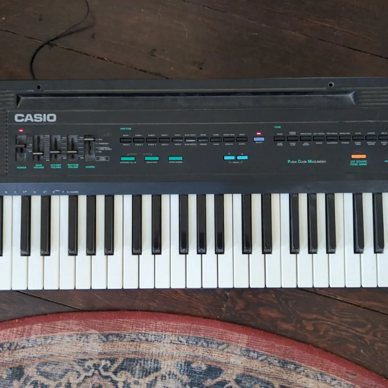 1980s Casio CT-607 Black - used Casio              Keyboard Synth