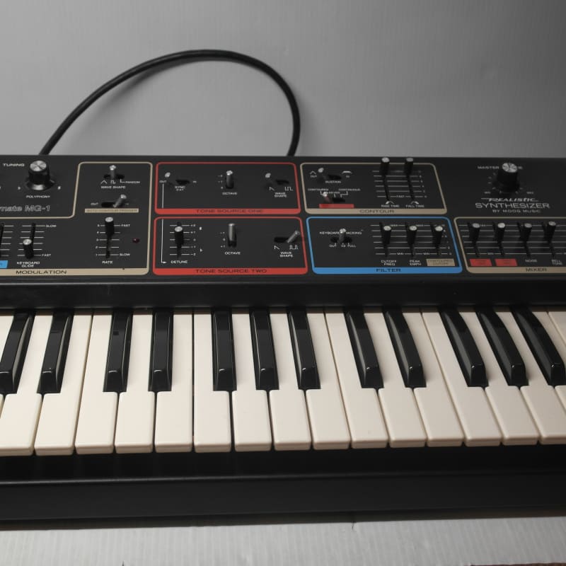1981 Moog Realistic Concertmate MG-1 Black - used Moog  Vintage Synths             Synth