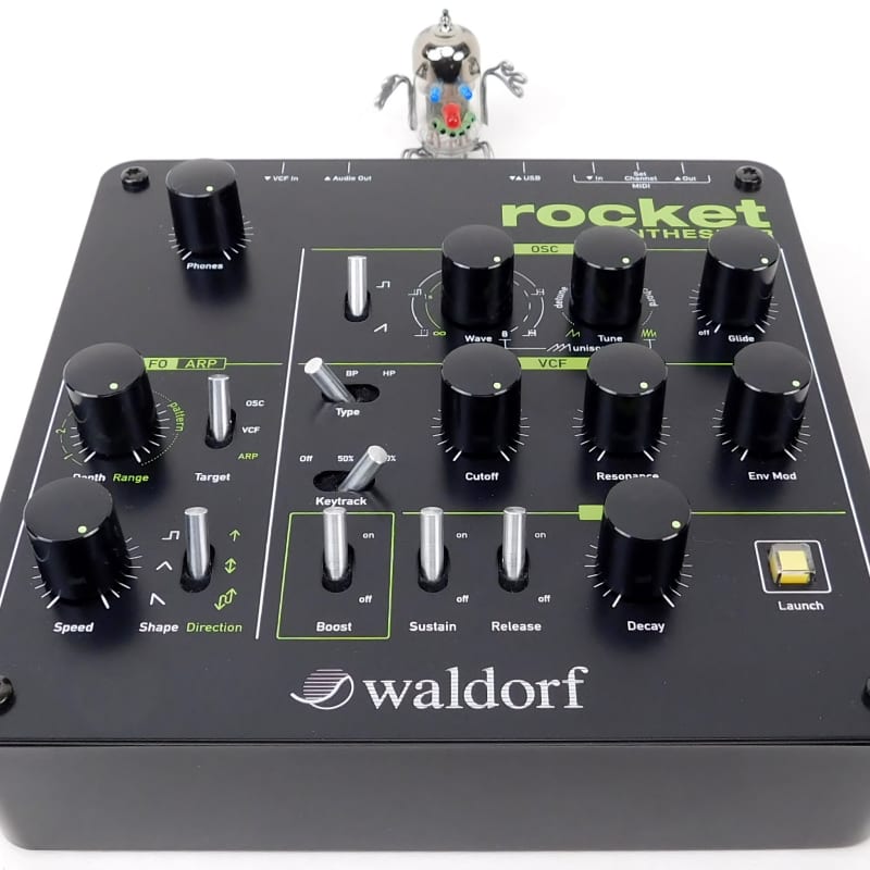 2013 - 2020 Waldorf Rocket Synthesizer Black - Used Waldorf             Synth