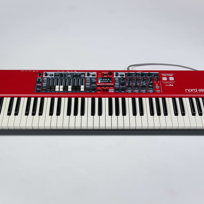 2010s Nord Electro 6D 73-Key Semi Weighted Keyboard Red - Used Nord Piano Keyboard Organ