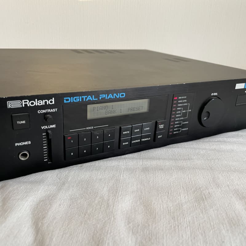 1986 - 1989 Roland MKS-20 Digital Piano Sound Module Black - Used Roland Piano            Synth