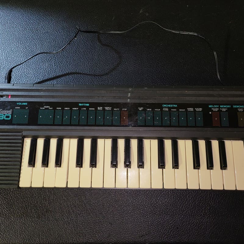 1987 Yamaha PSS-130 Synthesizer Black - Used Yamaha  Keyboard