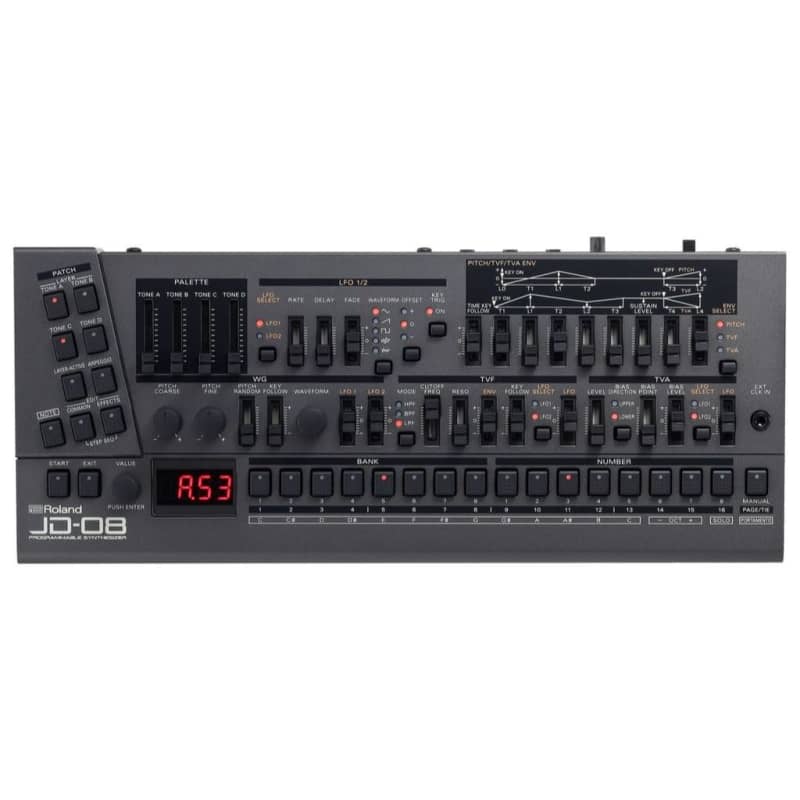 Roland Roland JD-08 Boutique JD-800 Style Synthesizer Sound M... - New Roland             Synth