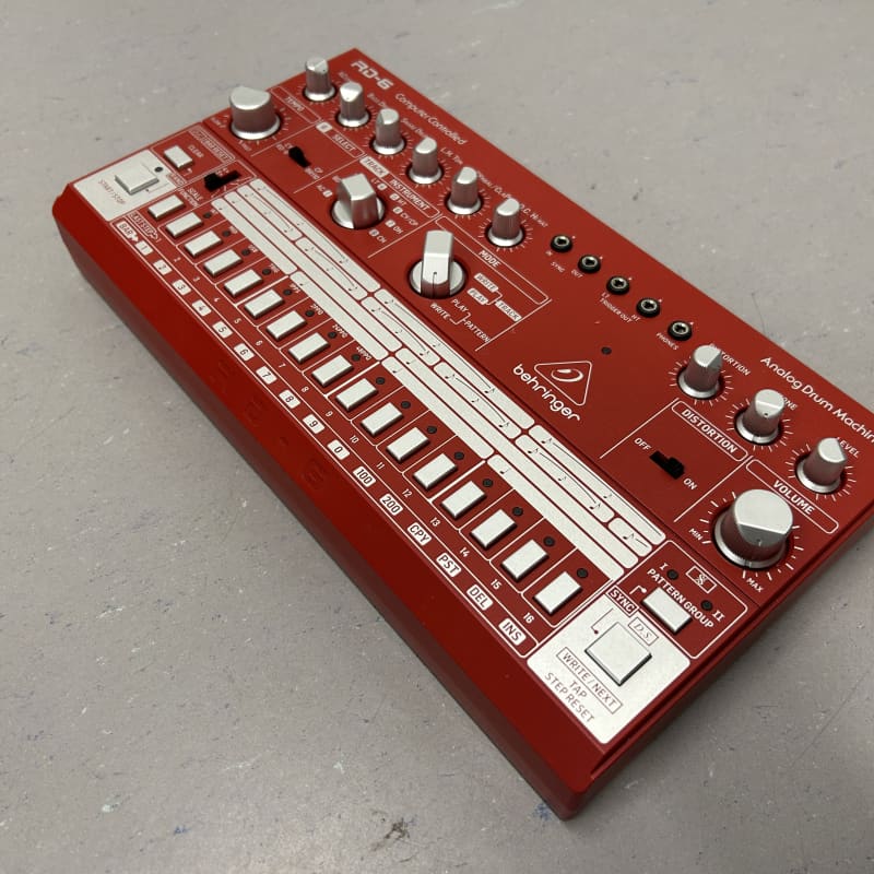2020 - Present Behringer RD-6-RD Analog Drum Machine Red - Used Behringer        Analog  Drum Machine