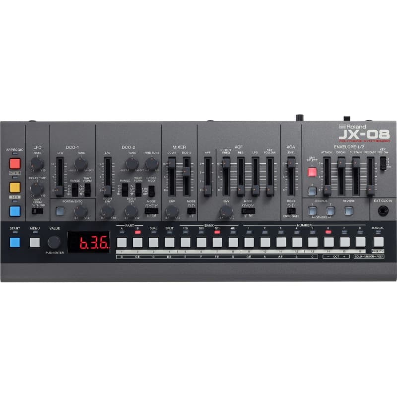 Roland JX-08 Polyphonic Synth Sound Module Based On JX-8P - new Roland    Digital        Analog   Synth