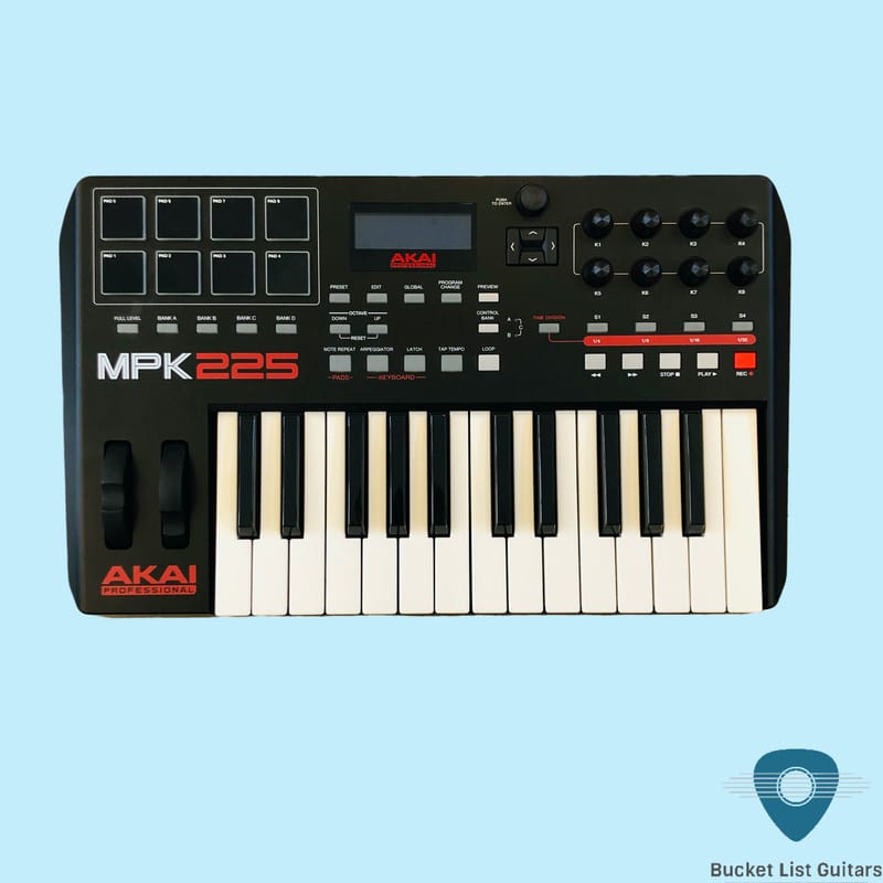 Akai MPK225 MIDI Keyboard Controller - used Akai        MIDI Controllers