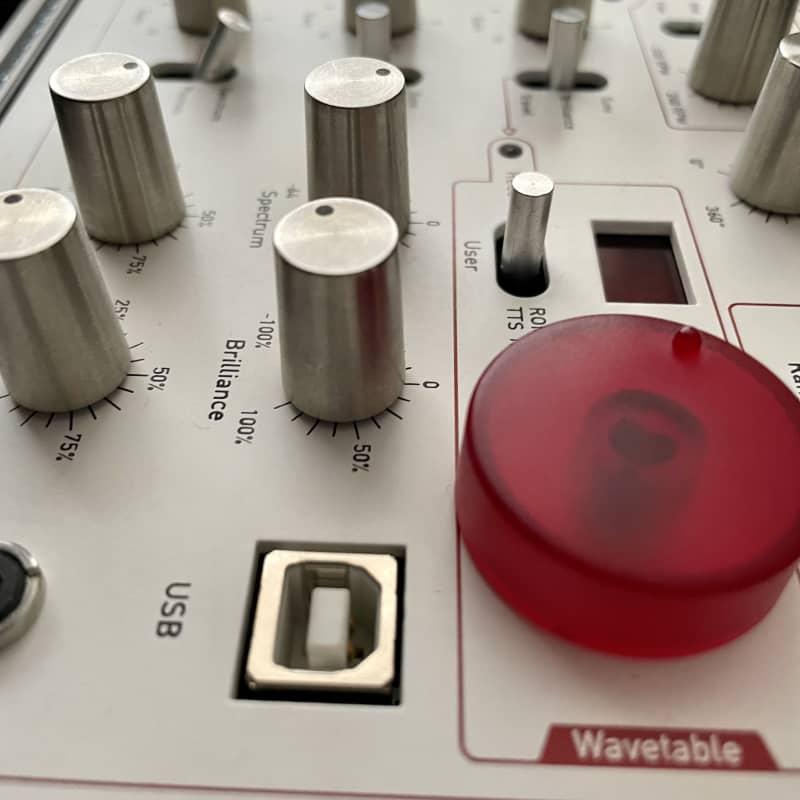 2015 - Present Waldorf NW1 Wavetable Oscillator Module White - Used Waldorf             Synth