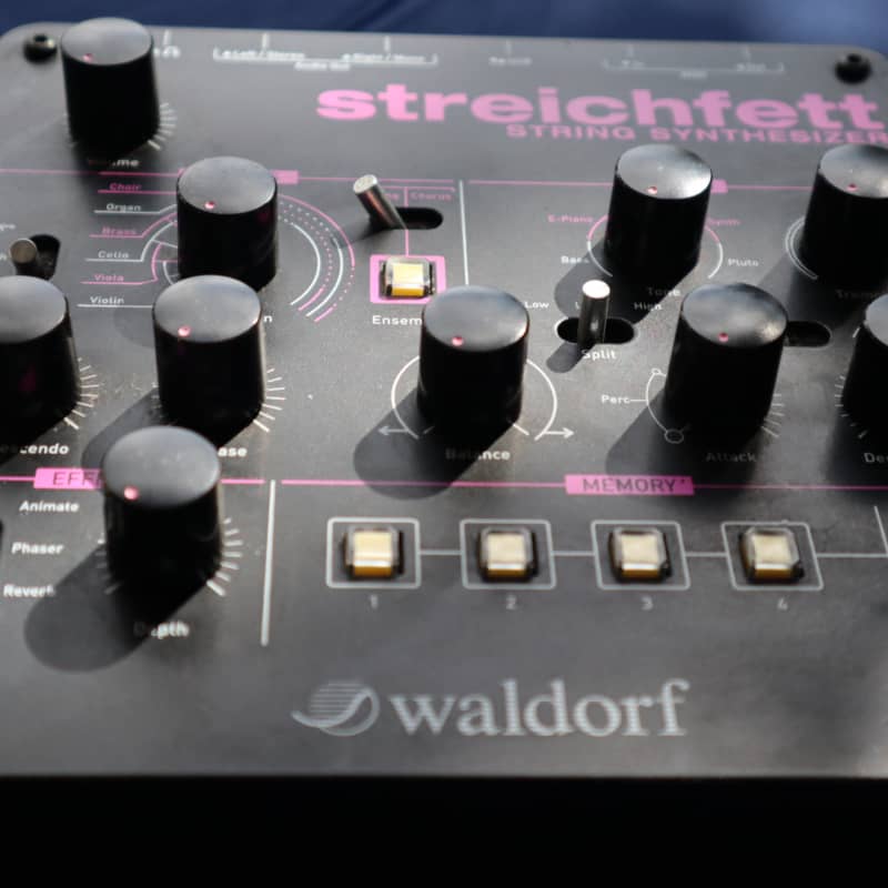 2019 - Present Waldorf Streichfett String Synthesizer Black - Used Waldorf      Vintage       Synth