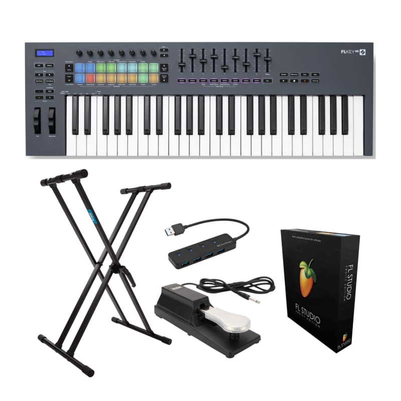 Novation Novation FLkey 49-Key MIDI Keyboard Controller with ... - new Novation        MIDI Controllers      Keyboard