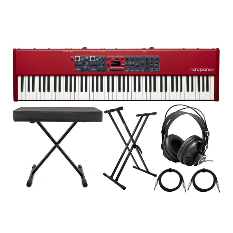 Nord Piano 5 73-Key Digital Piano Bundle with Knox Gear Adjust... - new Nord            Digital Piano  Synthesizer