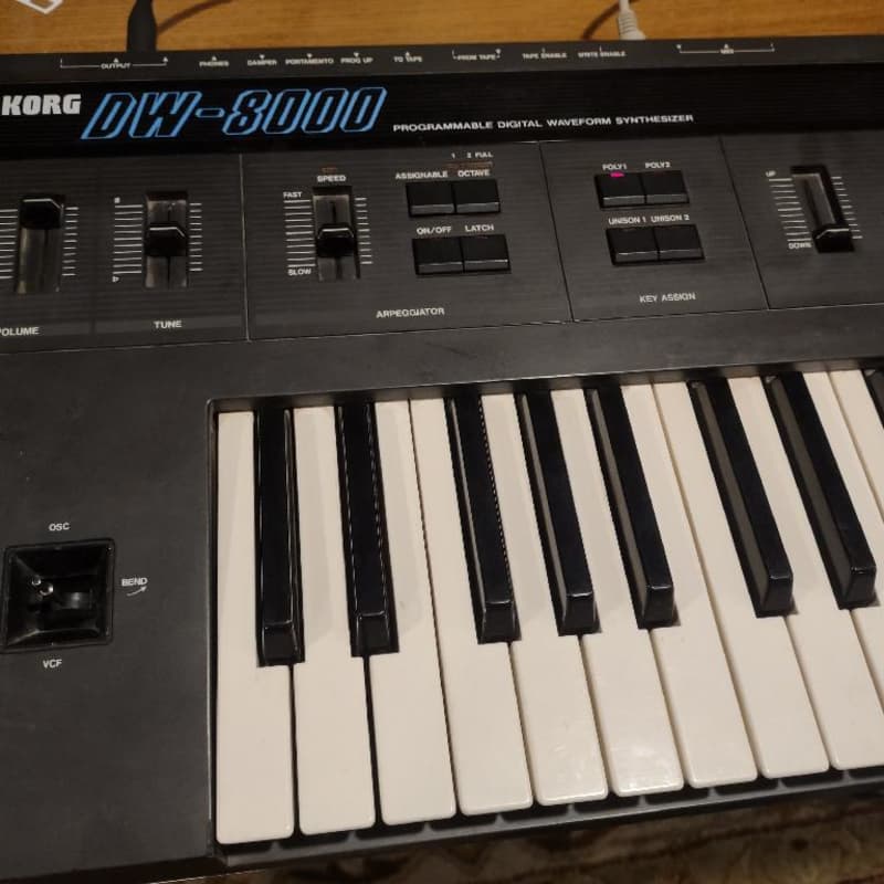 1985 - 1987 Korg DW 8000 Black - used Korg  Vintage Synths  Digital        Analog   Synth