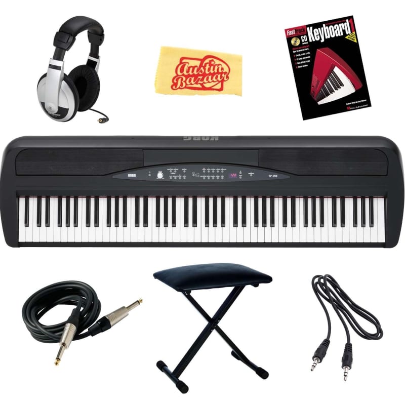 2022 Korg SP280BK-COMBO-DLX Black - new Korg    Digital   Digital Piano