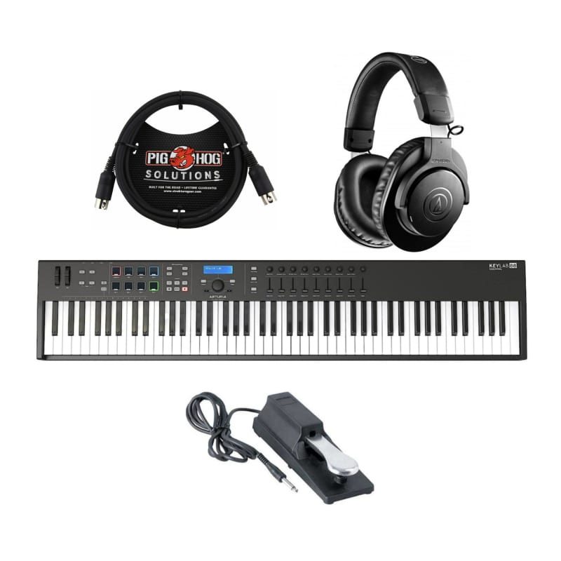 Arturia Arturia KeyLab Essential 88 Keyboard Controller (Black... - new Arturia        MIDI Controllers      Keyboard