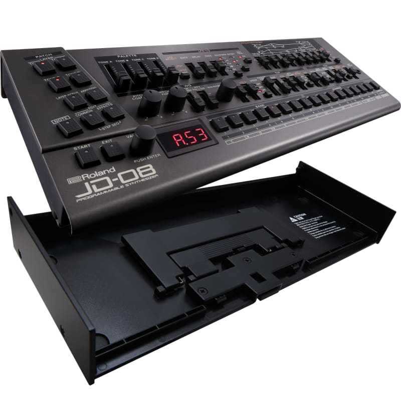 2021 - 2022 Roland JD-08 Programmable Synthesizer Black - New Roland             Synth