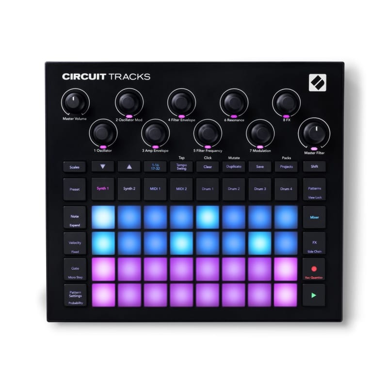 Novation Standalone Groovebox with Synths, Drums and Sequencer - New Novation     Midi        Synth