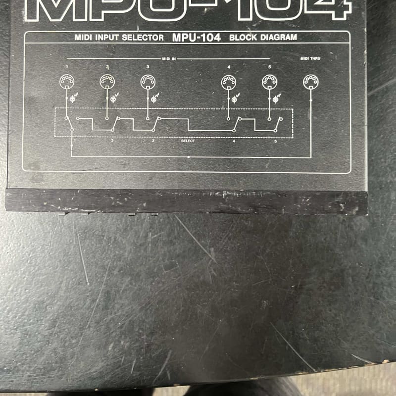 Roland MPU-104 MIDI Input Selector - Used Roland     Midi