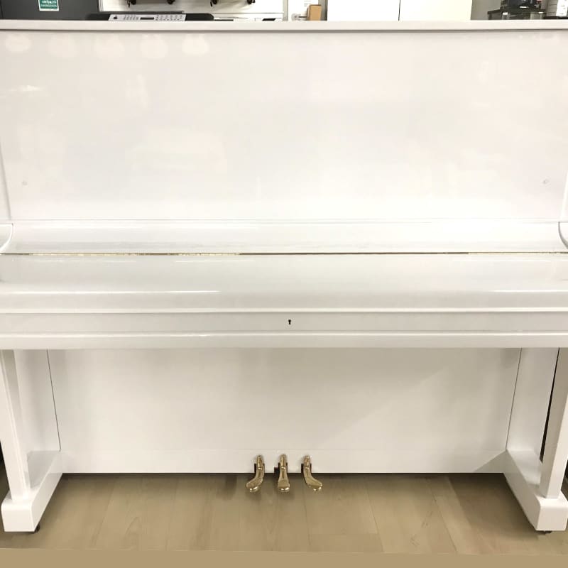 Yamaha U1H Nuovo Ricondizionato 1010705 Gloss White - Used Yamaha Piano