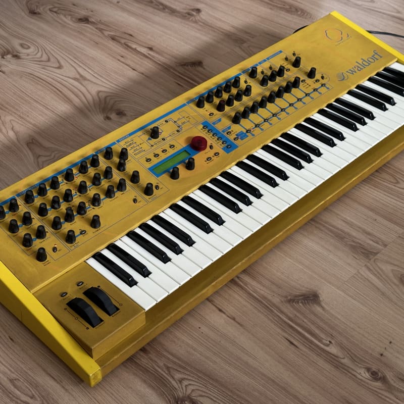 1999 - 2011 Waldorf Q 61-Key Synthesizer Yellow - Used Waldorf  Keyboard      Analog     Synth