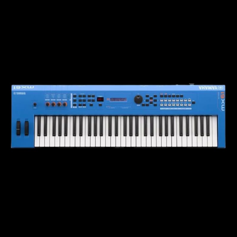 Yamaha 61-Key Music Synthesizer Blue - New Yamaha             Synth