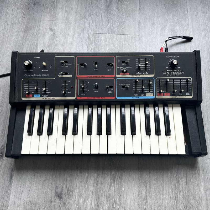 1981 Moog Realistic Concertmate MG-1 Black - used Moog  Vintage Synths          Analog   Synth