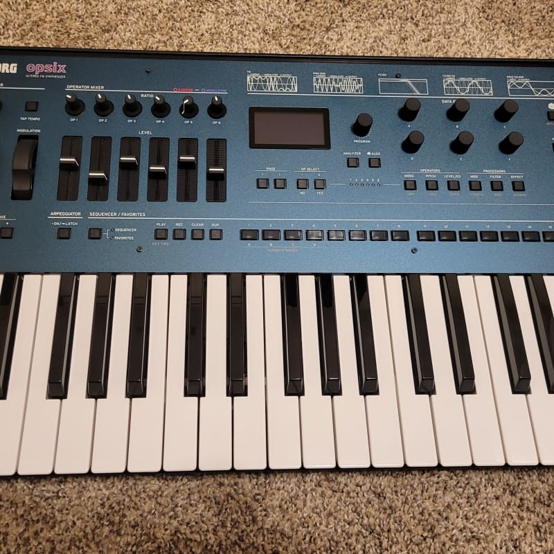 2020 - 2024 Korg Opsix 37-Key Altered FM Synthesizer Blue / Black - Used Korg             Synth