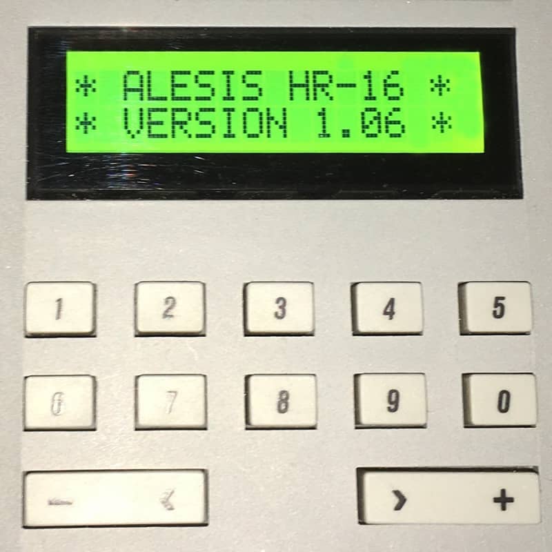 Alesis LCD Display for Alesis HR-16, HR-16B, & MMT-8 - Green - New Alesis