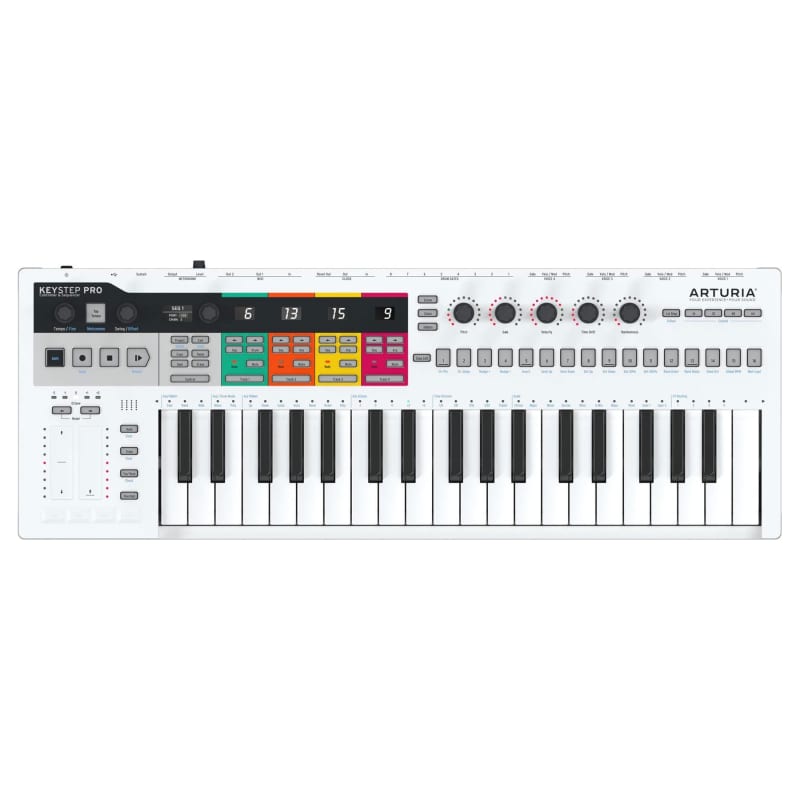 Arturia : KeyStep Pro Portable Keyboard Controller + Step Sequ... - new Arturia    Digital    MIDI Controllers  Sequencer  Analog