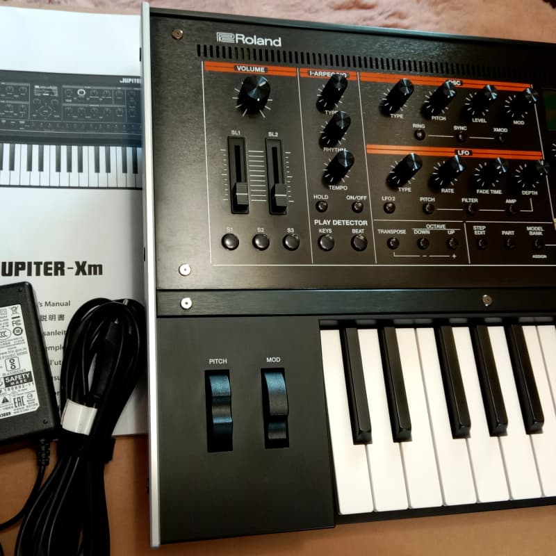 2019 - Present Roland Jupiter-Xm 37-Key Synthesizer Black - used Roland              Synthesizer