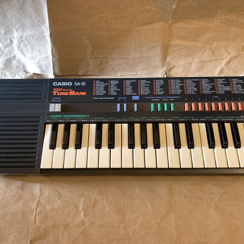 1980s Casio SA-10 Black - Used Casio  Keyboard           Synth