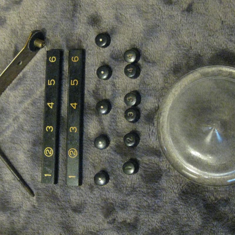 Hammond S chord organ glass foot rest with button caps, music ... - Used Hammond   Organ