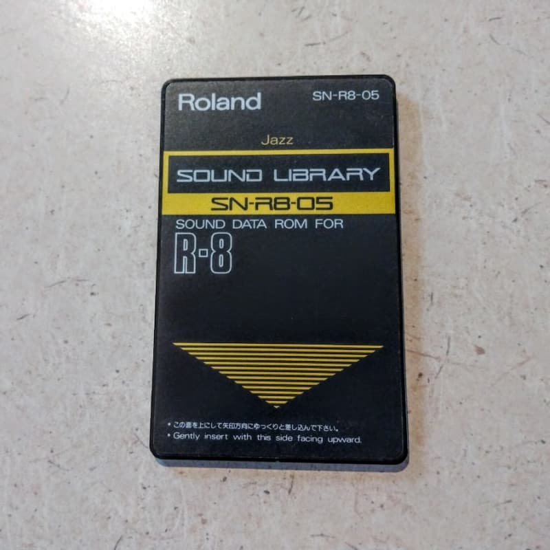 Early 90s Roland SN-R8-05 Jazz ROM Card for R-8 Drum Machine B... - Used Roland          Drum Machine