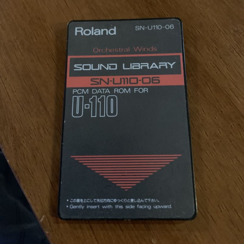 Roland SN-U110-06 Orchestral Winds Sound Library Data Card - used Roland  Vintage Synths             Synth