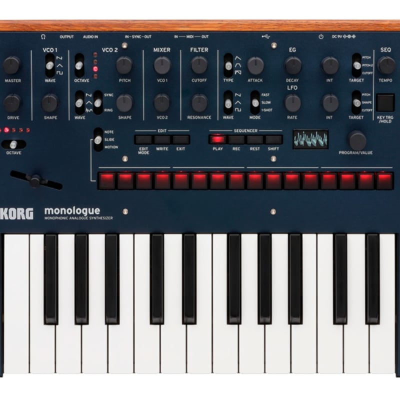 Korg Monologue Monophonic Analogue Synthesizer Dark Blue - new Korg            Analog   Synth