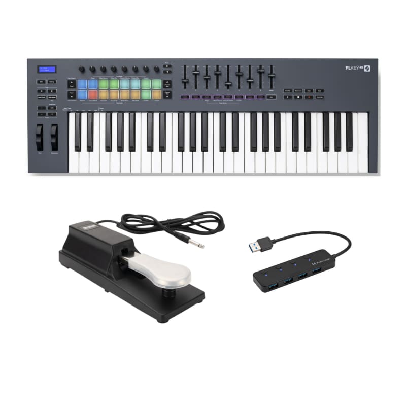 Novation Novation FLkey 49-Key MIDI Keyboard Controller with ... - new Novation        MIDI Controllers      Keyboard