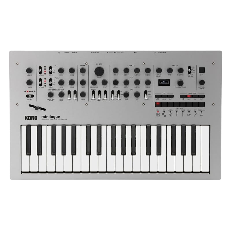 Korg MINILOGUE 4-Voice Polyphonic Analog Synth With Presets - new Korg            Analog   Synth