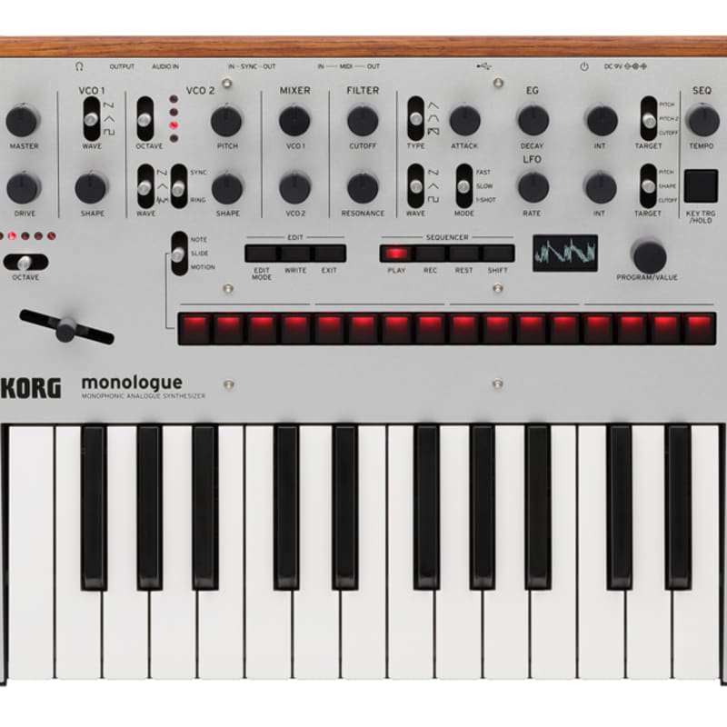 2023 Korg MONOLOGUESV Silver - new Korg            Analog   Synth