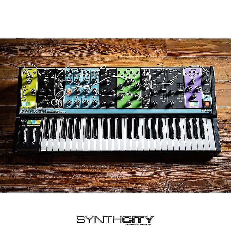 2019 Moog Matriarch Semi-Modular Analog Synthesizer Black - new Moog            Analog Modular Synthesizer