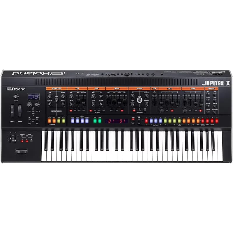 2019 - Present Roland Jupiter-X 61-Key Synthesizer Black - New Roland  Keyboard           Synth