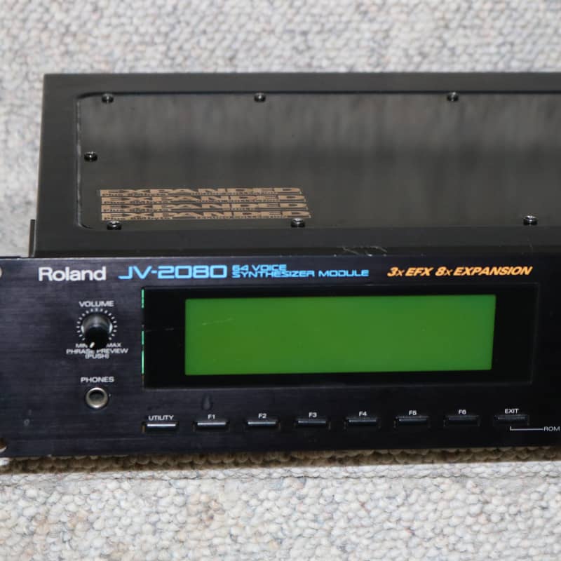 Roland JV-2080 64-Voice Synthesizer Module - Used Roland             Synth