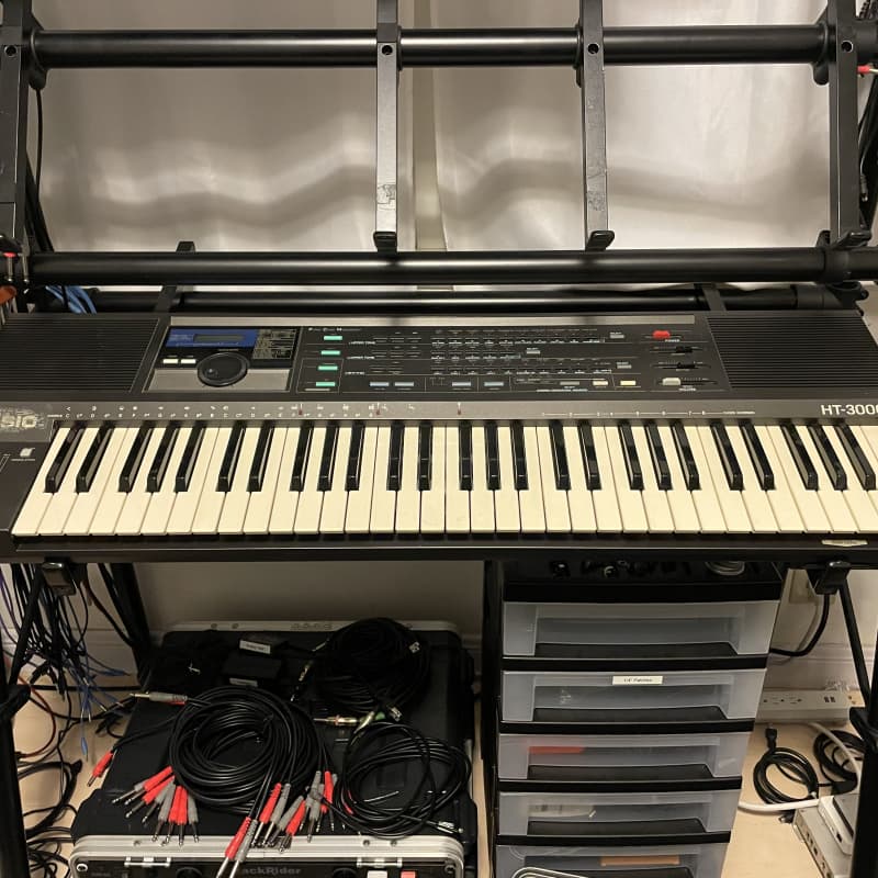 1987 - 1991 Casio HT-3000 61-Key Synthesizer Black - Used Casio  Keyboard      Analog