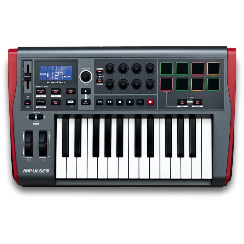 Novation IMPULSE 25 - new Novation        MIDI Controllers      Keyboard