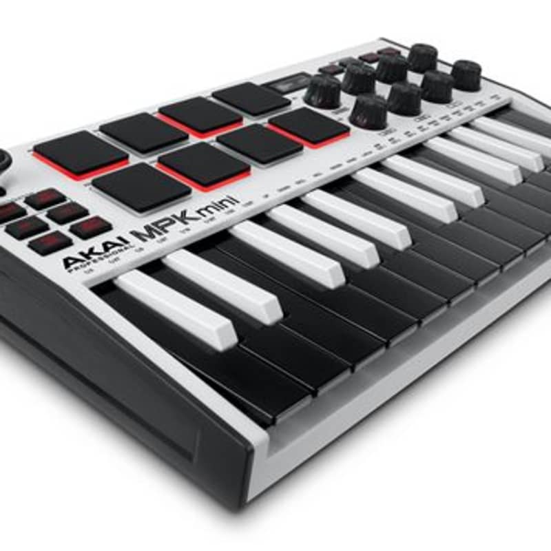 Akai MPKMINI3W - new Akai        MIDI Controllers      Keyboard