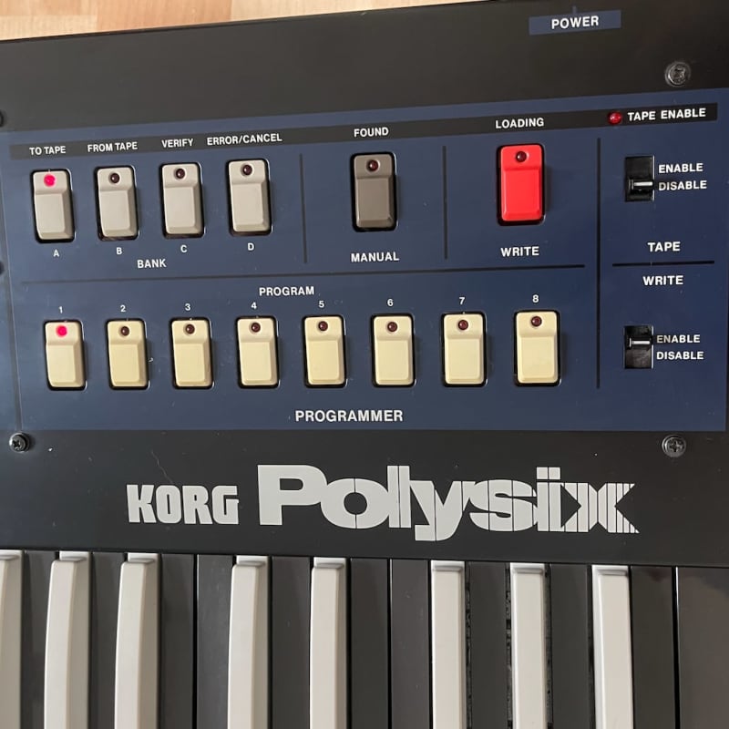 1980s Korg PolySix Navy Blue - used Korg            Analog   Synth