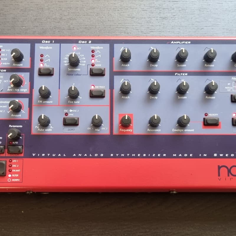 1995 Nord Lead Rack 1 Red - used Nord  Vintage Synths             Synth